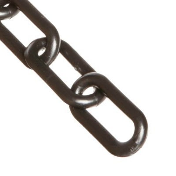 Gec Mr. Chain Plastic Chain, 1in Link, 25'L, HDPE, Black 10003-25